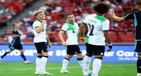 صلاح صنع هدفين.. ليفربول يكتسح ليستر سيتي برباعية ودياً (فيديو)
